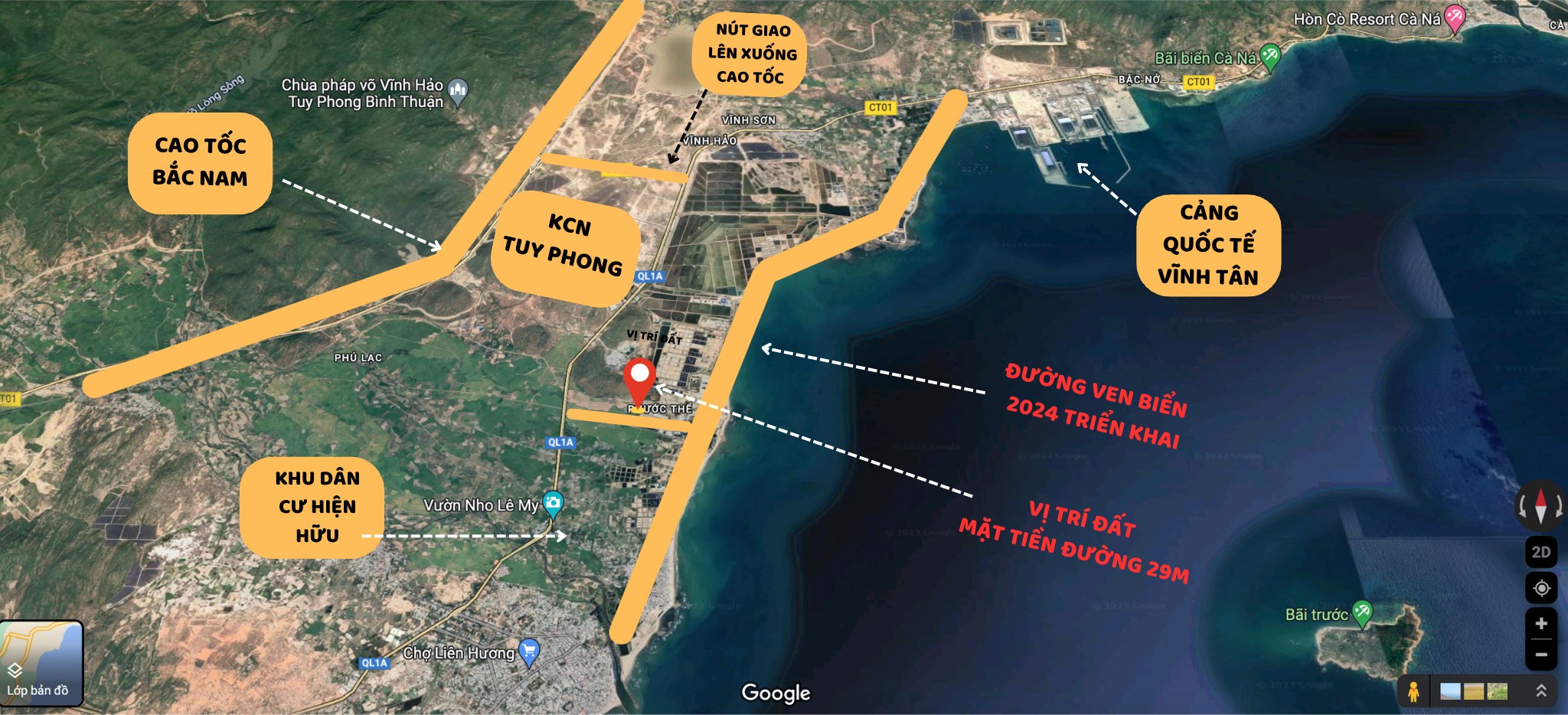 Đất biển Bình Thuận - Gần bãi tắmXã Phước Thể, Diện tích 122m², Giá 750 Triệu 1