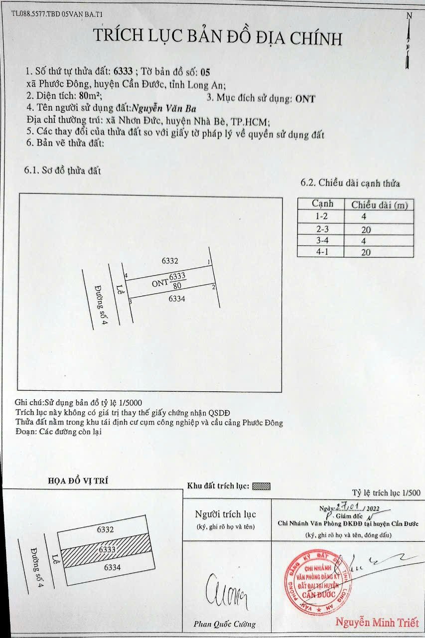 Bán gấp trong tuần 80m2 tđc Phước Đông giá 700 cho ai cần mua lại đầu tư nhanh thì còn 4