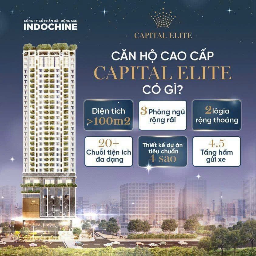 Cần bán Căn hộ chung cư dự án Capital Elite 18 Phạm Hùng, Diện tích 105m², Giá 55 Triệu/m² 2