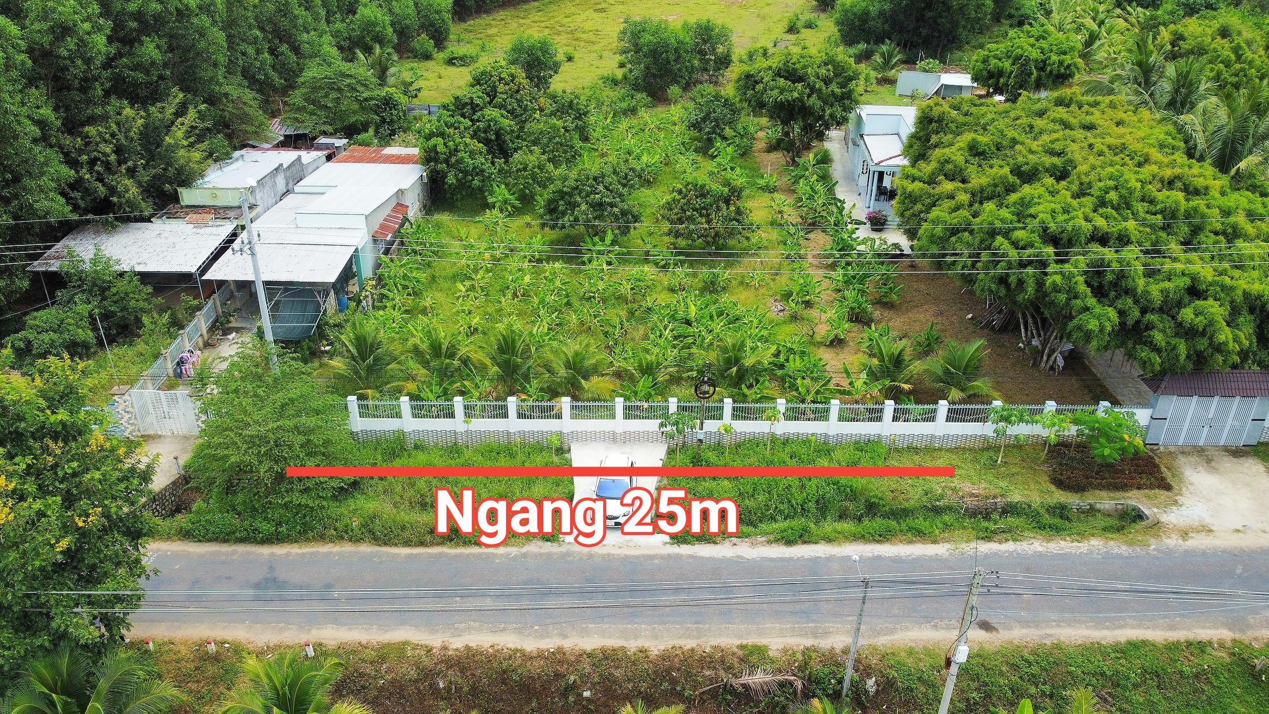Bán đất mặt tiền Hương Lộ 62 Diên Tân giá rẻ rộng rãi xây nhà vườn 1