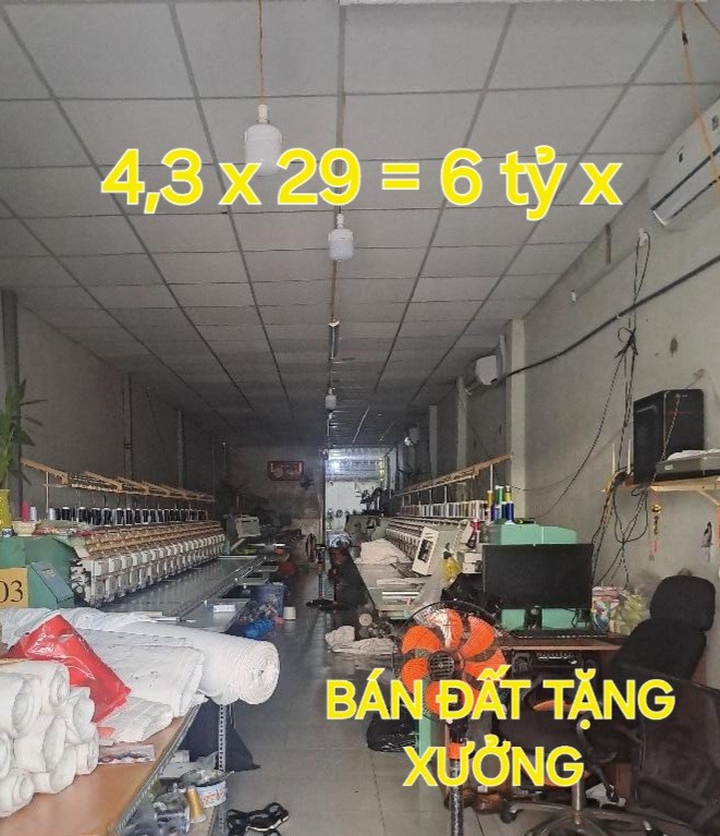 NGỘP - Bán Xưởng 4,3 x 29 có 6 tỷ x Lê Văn Khương Quận 12 TP.HCM