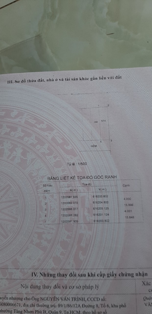 Cần bán Đất đường Hoàng Hữu Nam, Phường Long Thạnh Mỹ, Diện tích 64m², Giá Thương lượng 1