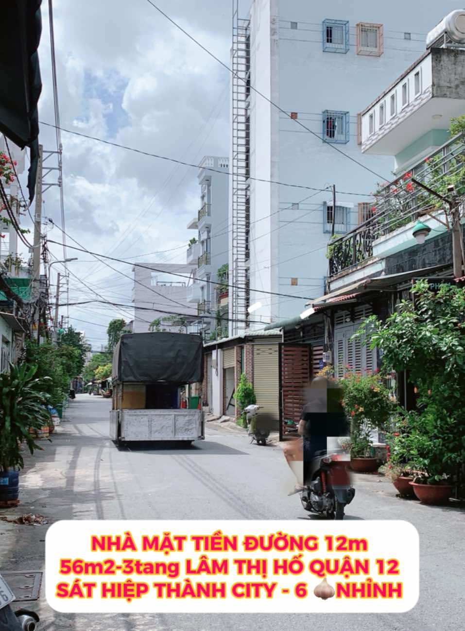 Nhà mặt tiền đường 12m - 56m2-3tang Lâm Thị Hố Q12 – sát Hiệp Thành City – 6 tỷ nhỉnh 0932030061 2