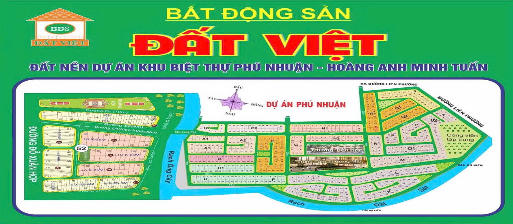 Chuyên dịch vụ kí gửi, môi giới bán nhanh đất nền KDC Hoàng Anh Minh Tuấn, P Phước Long B