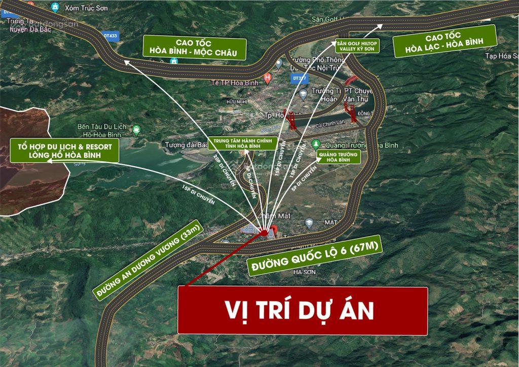 Mở bán đợt 1 đất nền TP Hòa Bình. Giá từ 19tr/m2 có hỗ trợ ngân hàng.