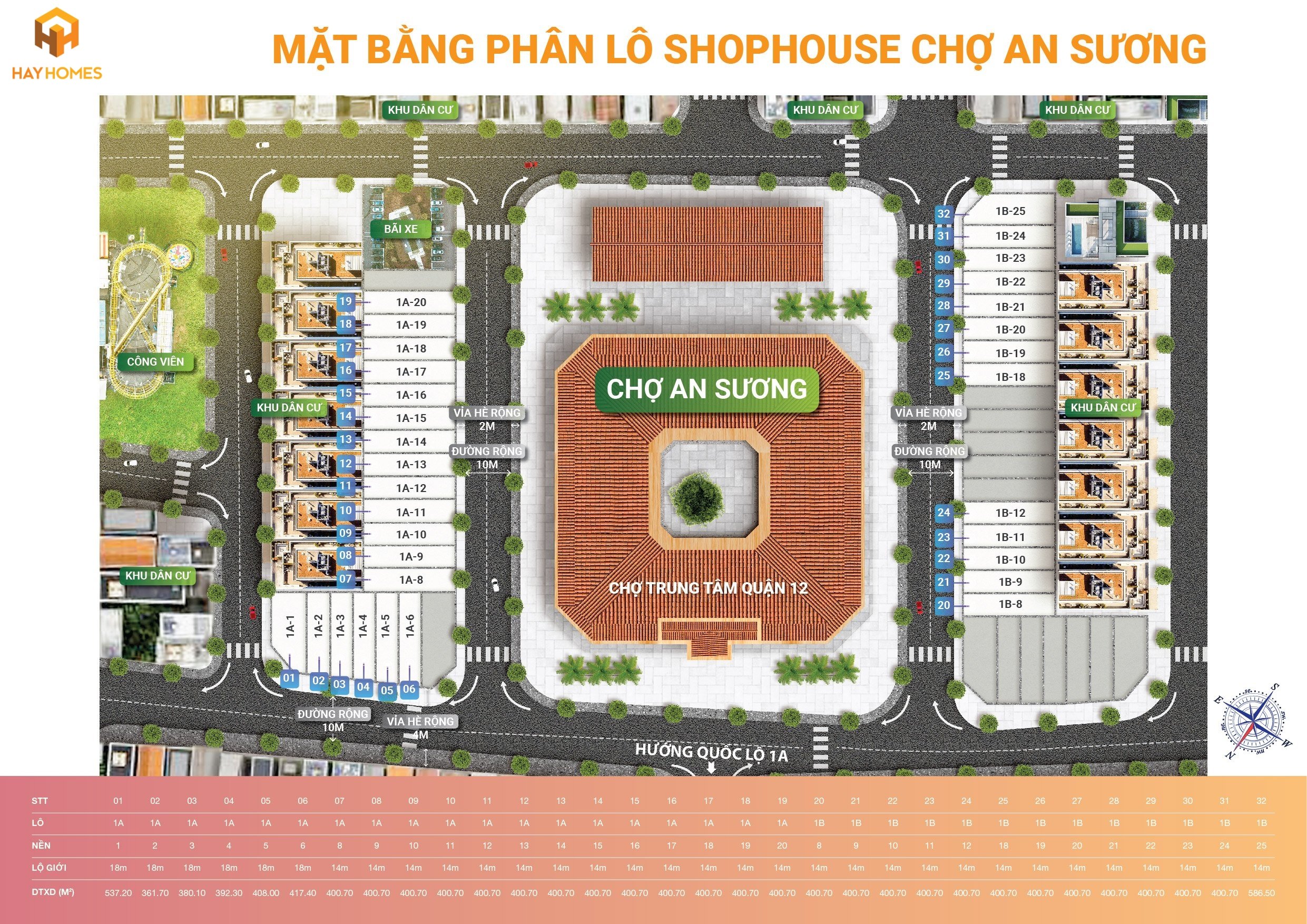 Cần bán Nhà mặt tiền đối diện chợ An Sương, Diện tích 340m², Giá 42 Triệu/m² 6