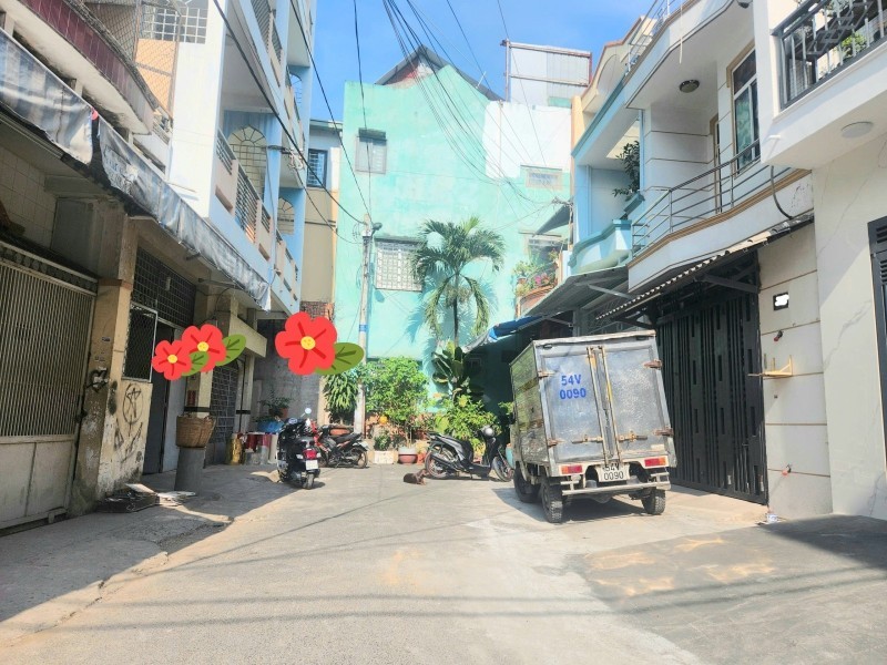 Bán nhà hẻm 8m Lũy Bán Bích-ngang 4m-4PN-sổ vuông-khu ADC dân trí-an ninh 2
