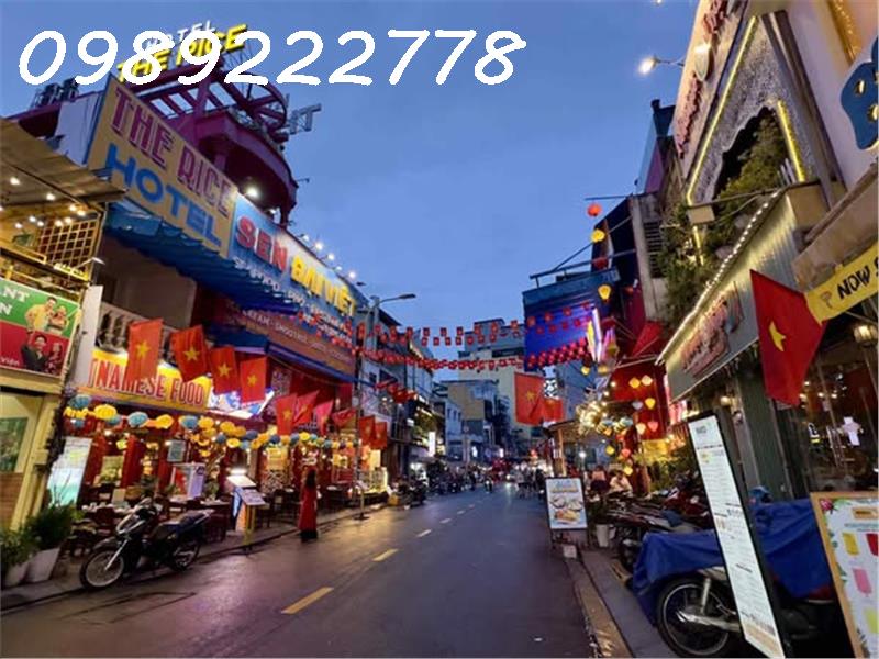 PHẠM NGŨ LÃO- PHỐ ĐI BỘ BÙI VIỆN - HẺM ÔTÔ KIA - 30M RA MẶT TIỀN - 58M²(4x15) - 3TẦNG + 4PN 3WC -