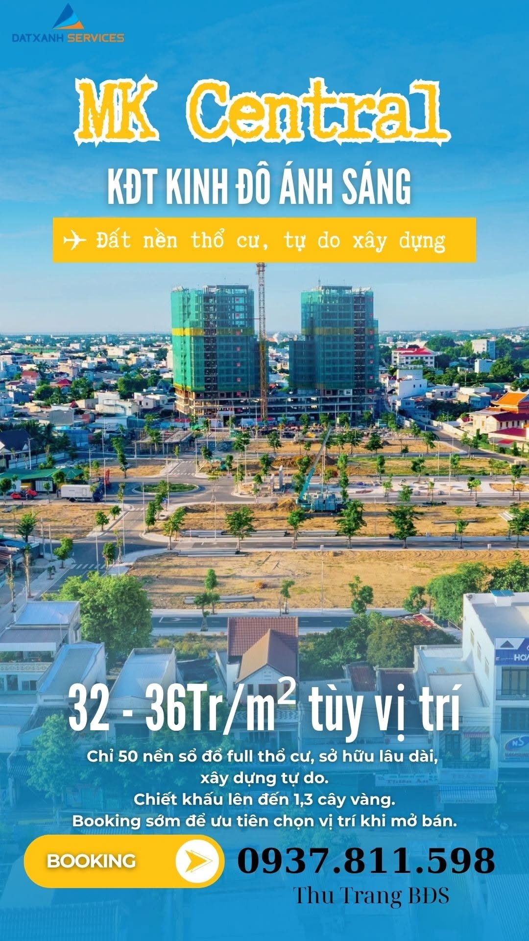 ĐẤT NÈN FULL THỔ CƯ, KHÔNG ÉP XÂY DỰNG - CHIẾT KHẤU TỚI 1,3 CÂY VÀNG
