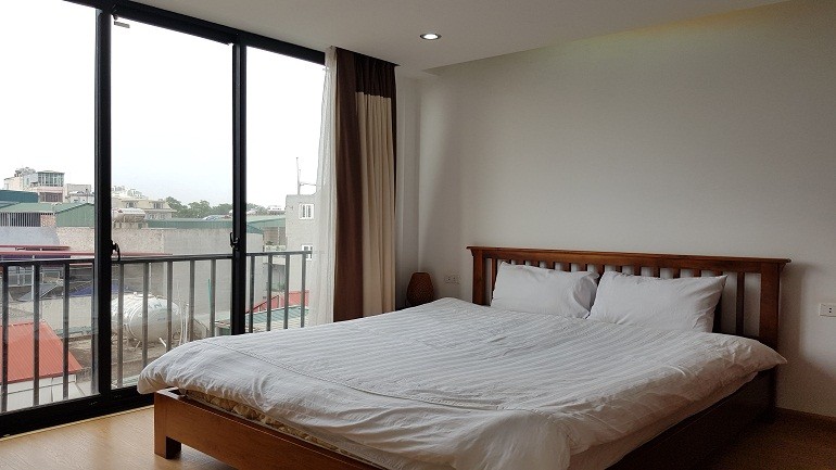 Cho thuê căn hộ dịch vụ tại Văn Cao, Ba Đình, 70m2, 1PN, ban công, đầy đủ nội thất hiện đại 8
