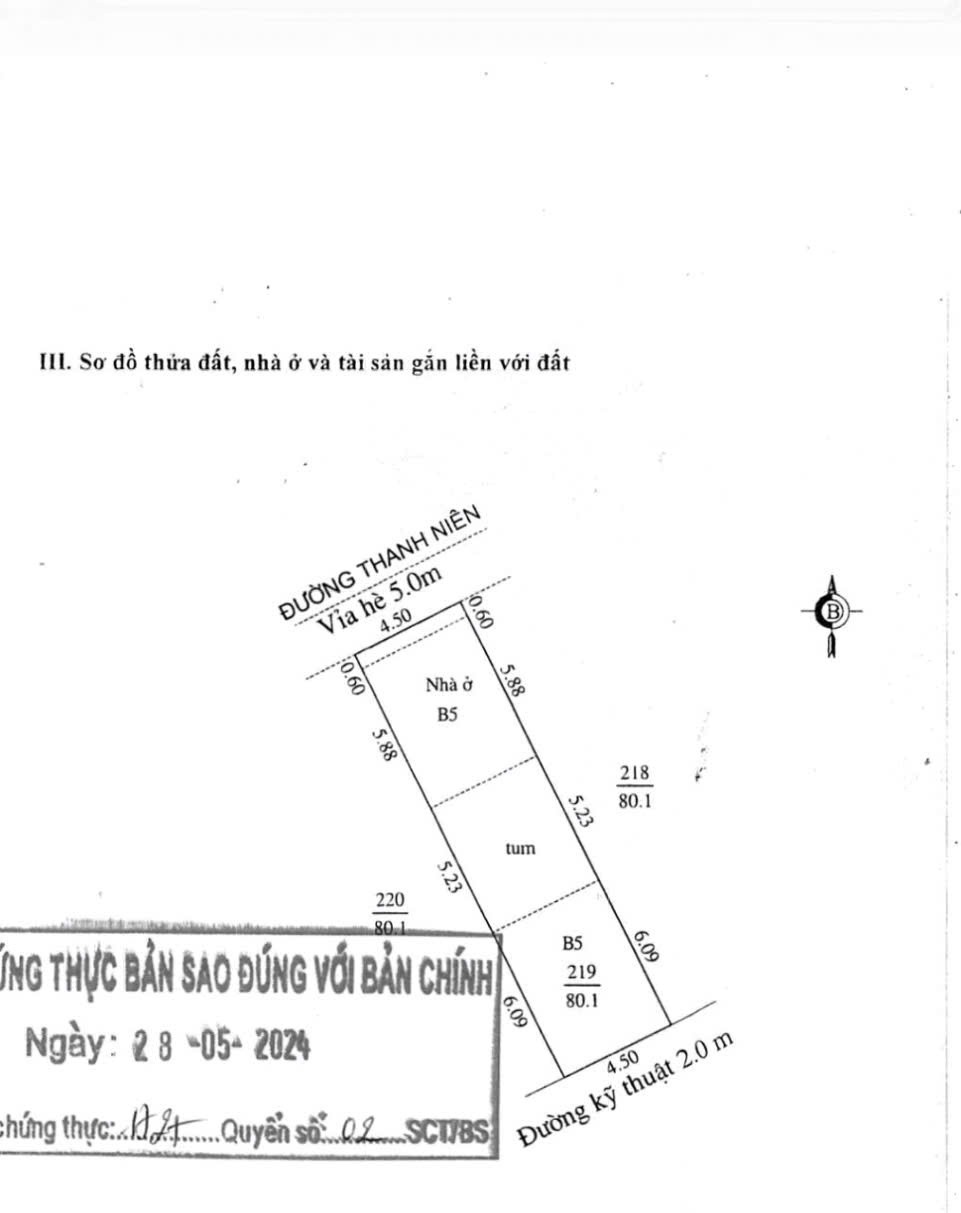 Cần bán Nhà mặt tiền Phường Hải Tân, Hải Dương, Diện tích 80m², Giá 280 Triệu/m² 2