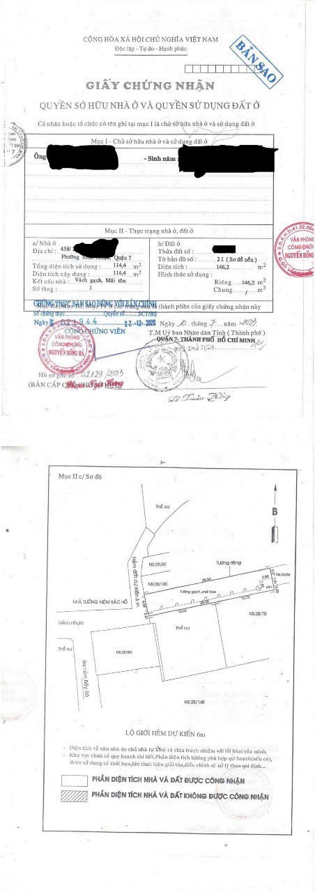 Chính Chủ Bán Nhà 4 Tầng Tại Mặt Đường Nhựa Hẻm 458/20 Huỳnh Tấn Phát, Phường Bình Thuận, Q.7, HCM 5