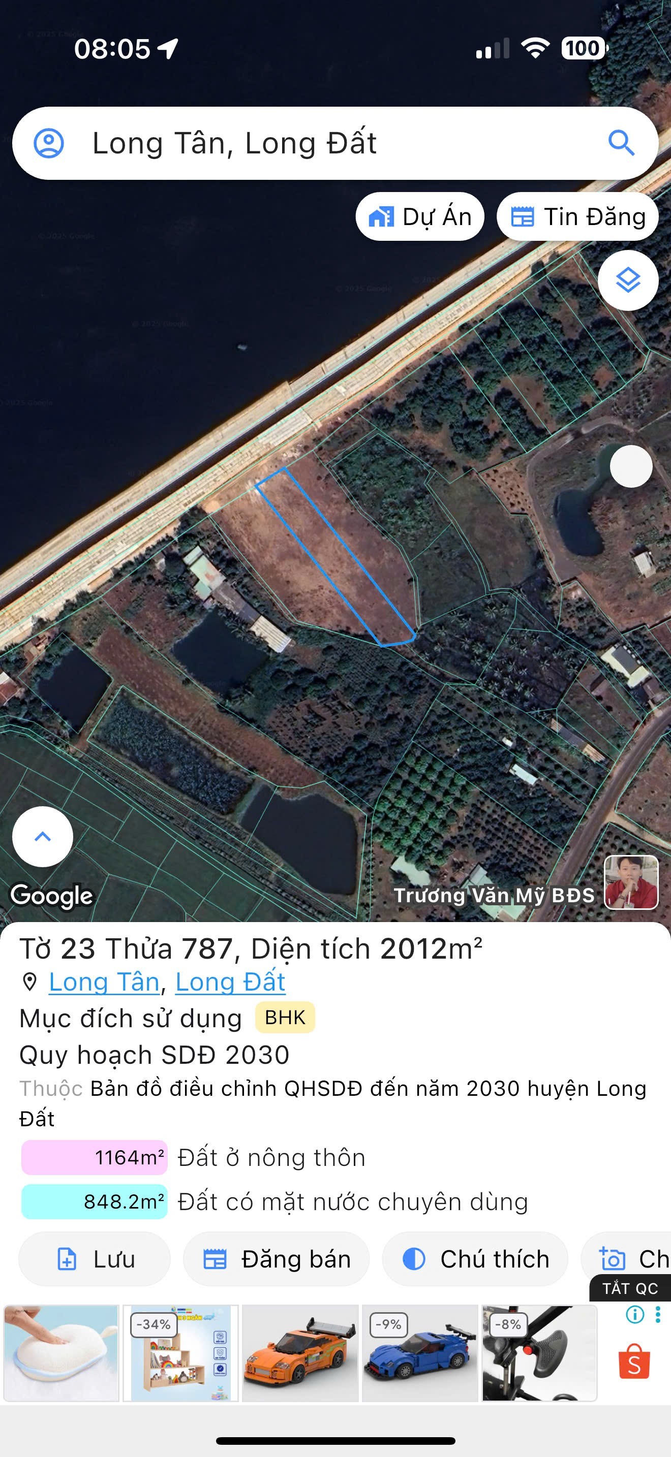 Cần bán Đất Đất Đỏ, Bà Rịa Vũng Tàu, Diện tích 2012m², Giá Thương lượng