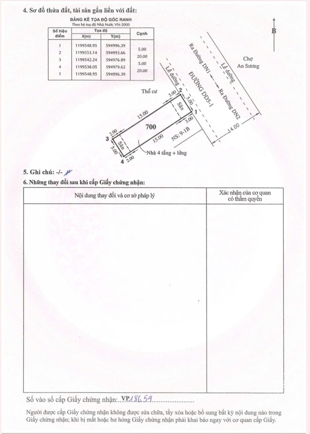 Cần bán Nhà mặt tiền đối diện chợ An Sương, Diện tích 340m², Giá 42 Triệu/m² 5