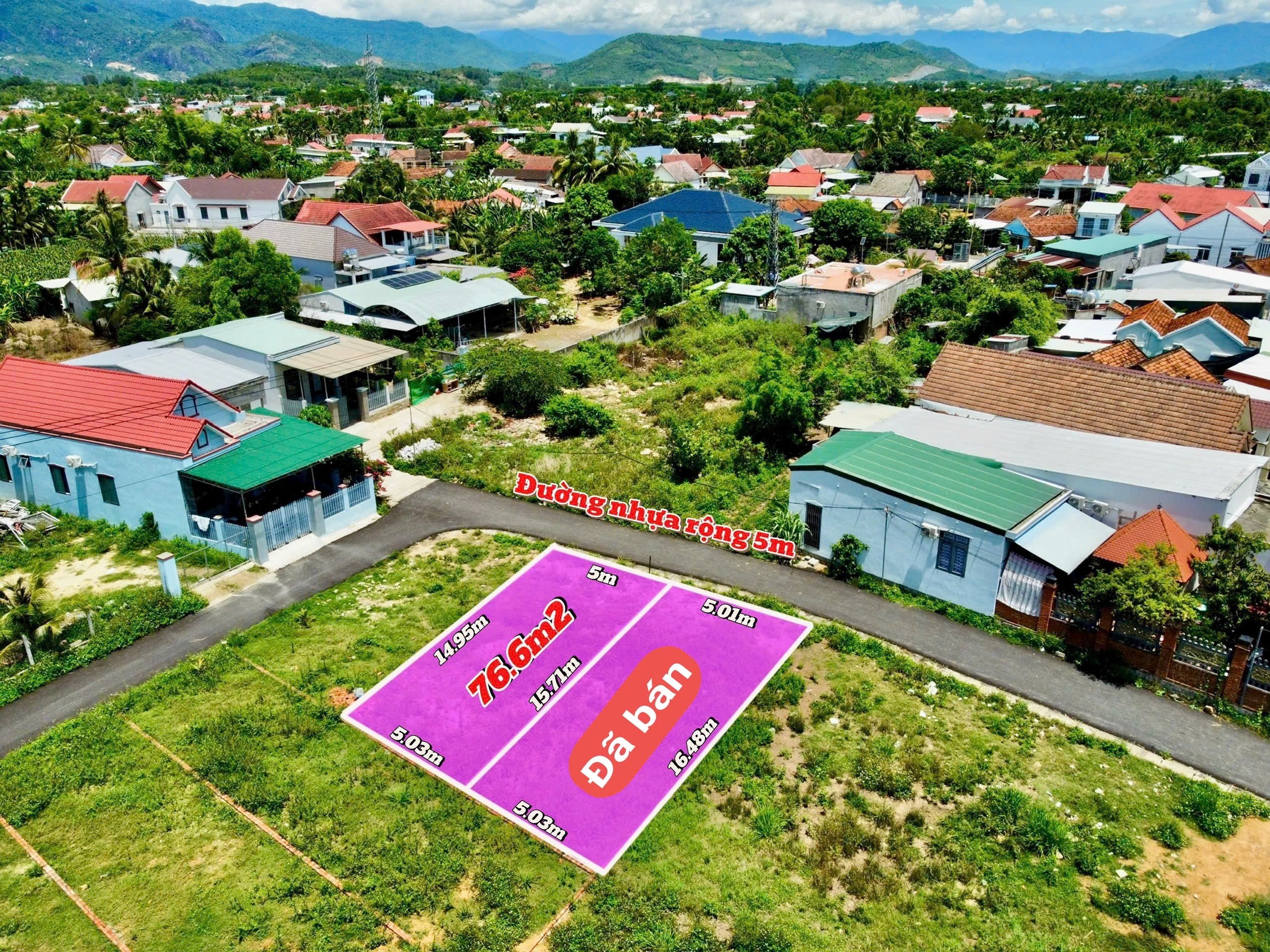 Bán đất Diên Hoà giá rẻ full thổ cư mặt đường nhựa thông - hẻm Lạc Hoà 2 5