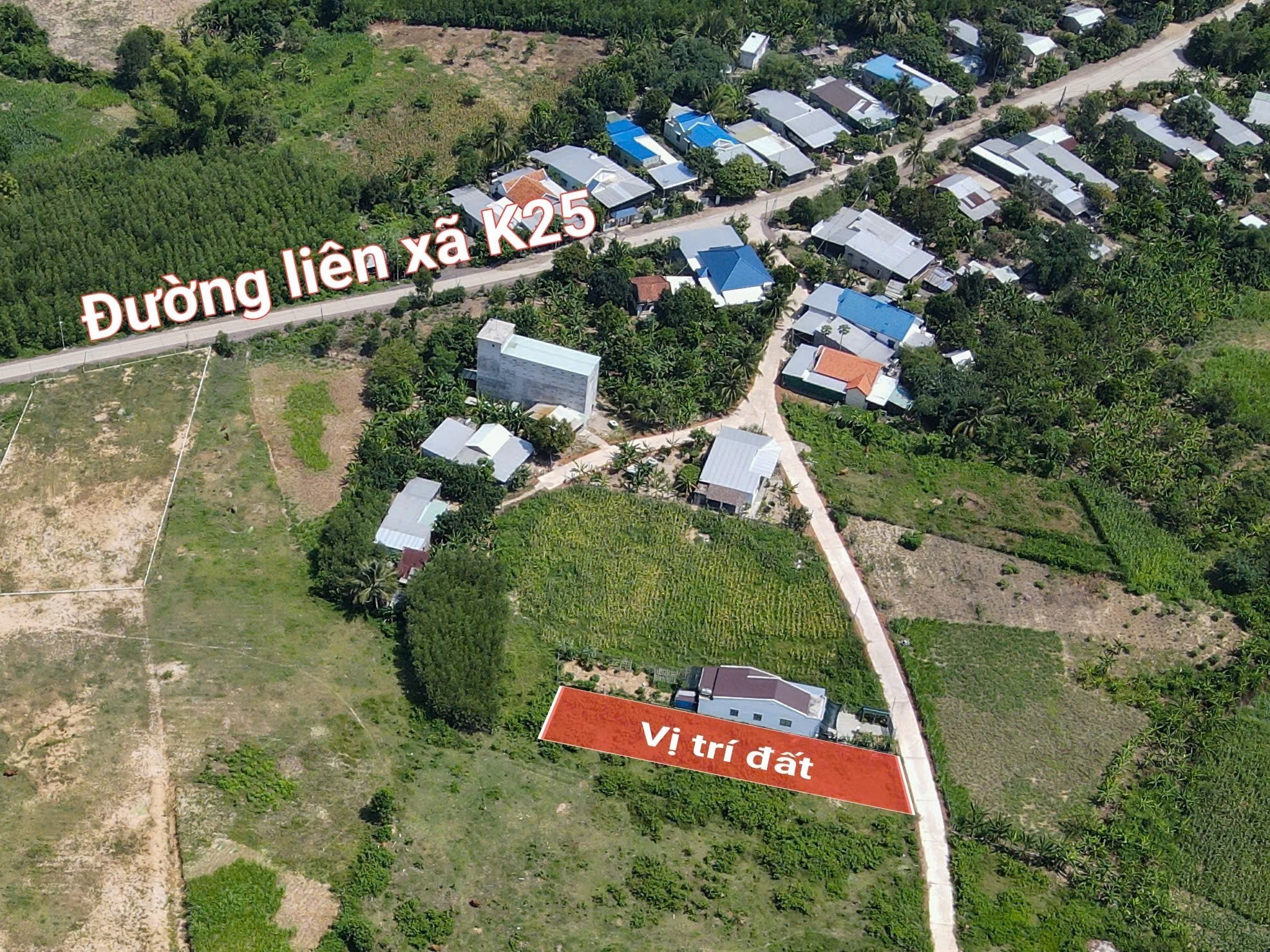 Bán đất vườn Khánh Hiệp giá rẻ QH full thổ lọt lòng khu dân cư 2