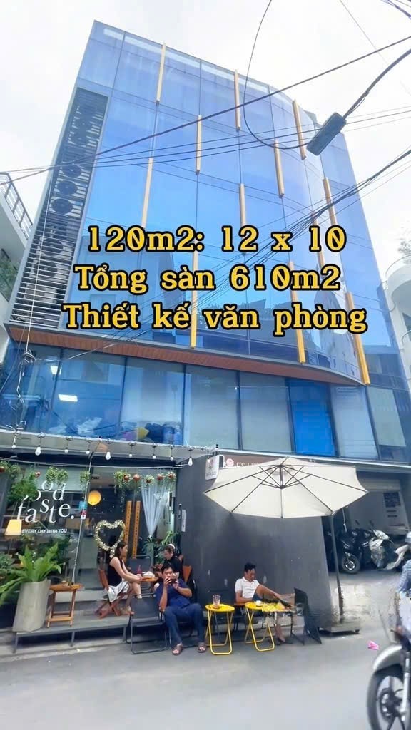 TOÀ NHÀ VĂN PHÒNG 7 TẦNG - NGANG KHỦNG 12m - CHO THUÊ 150TR/THÁNG5%/NĂM 8