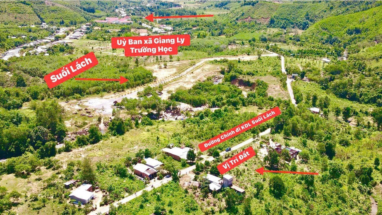 Bán đất Giang Ly đối diện khu nghỉ mát Suối Lách mặt tiền đường nhựa gần Quốc Lộ 27C 8