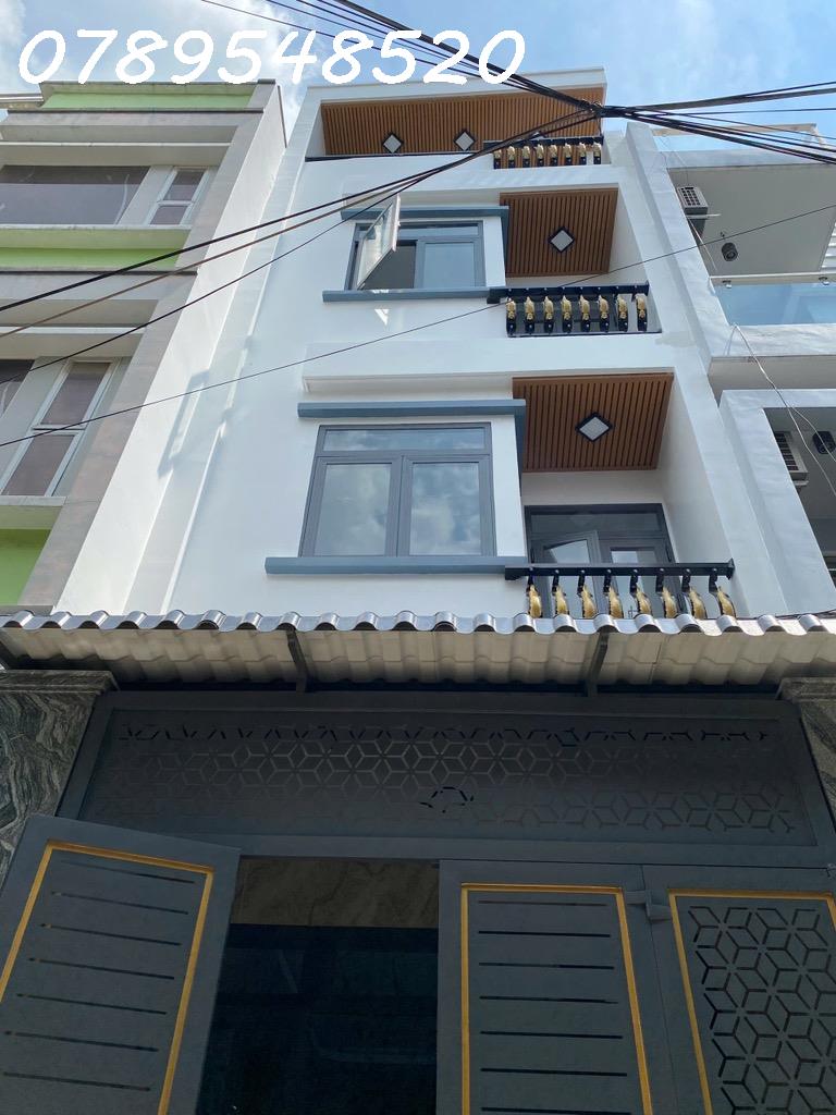 BÁN NHÀ 4 TẦNG MỚI – HẺM XE HƠI THÔNG – GẦN LÊ VĂN QUỚI – GIÁ HƠN 6 TỶ