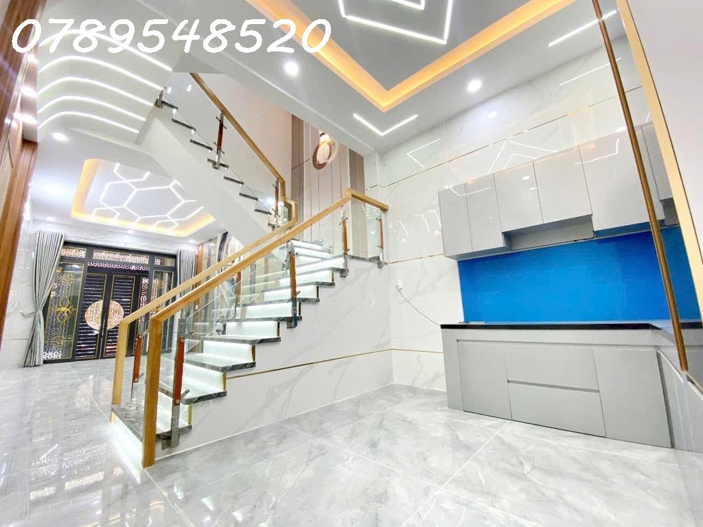 BÁN NHÀ 4 TẦNG MỚI – HẺM XE HƠI THÔNG – GẦN LÊ VĂN QUỚI – GIÁ HƠN 6 TỶ 4