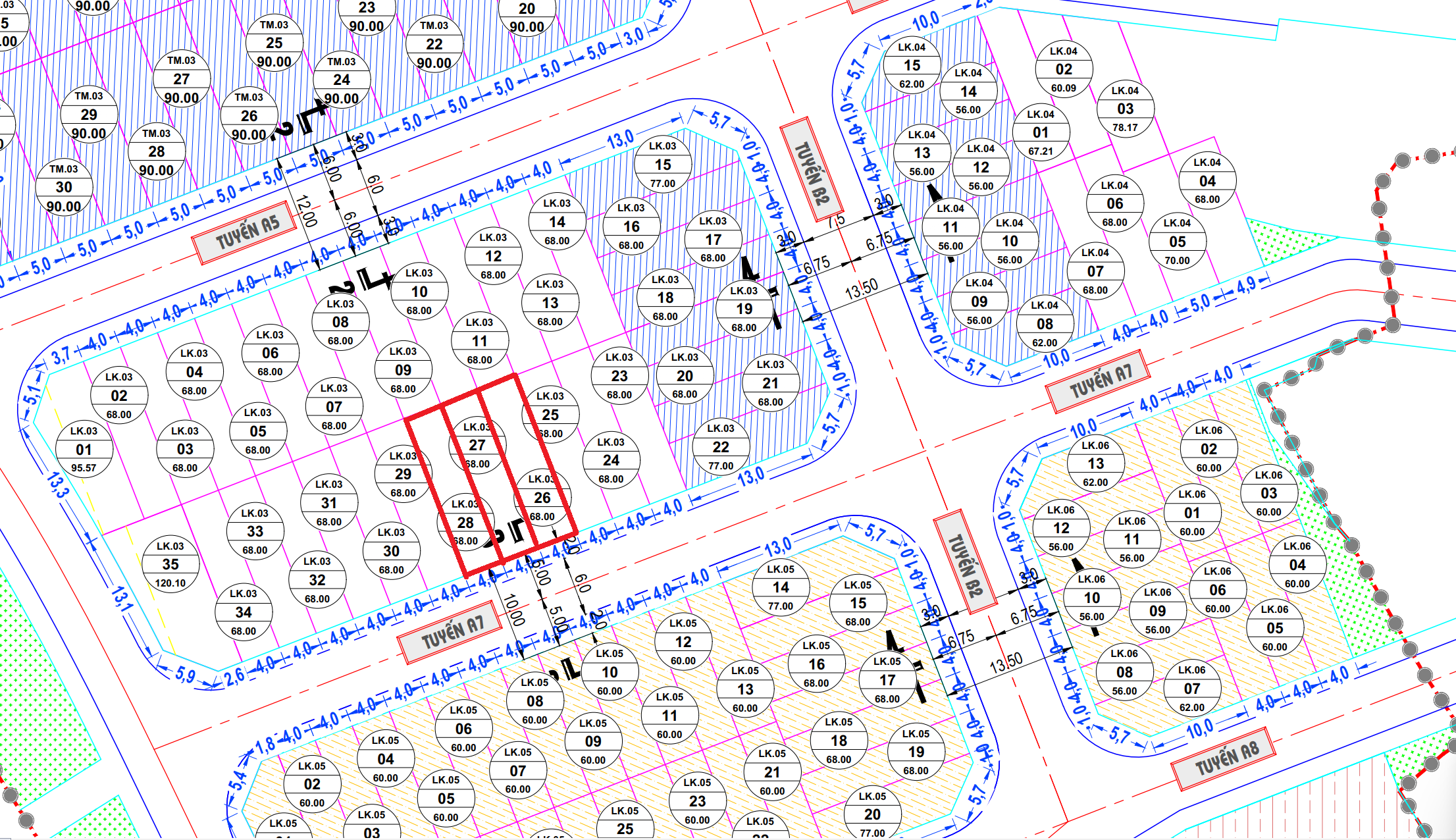 Cần bán Đất dự án MK Central City, Diện tích 136m², Giá Thương lượng 4