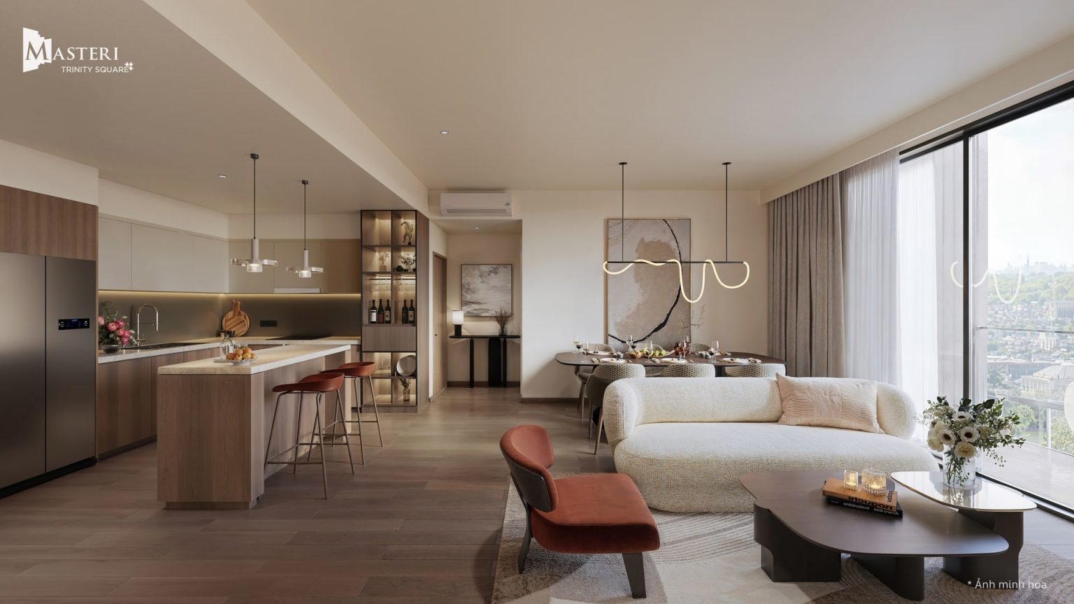 CĂN HỘ HẠNG SANG MASTERI TRINITY SQUARE- QUỸ  CĂN ĐẸP - GIÁ TỐT CHỊ̉̂/ 4