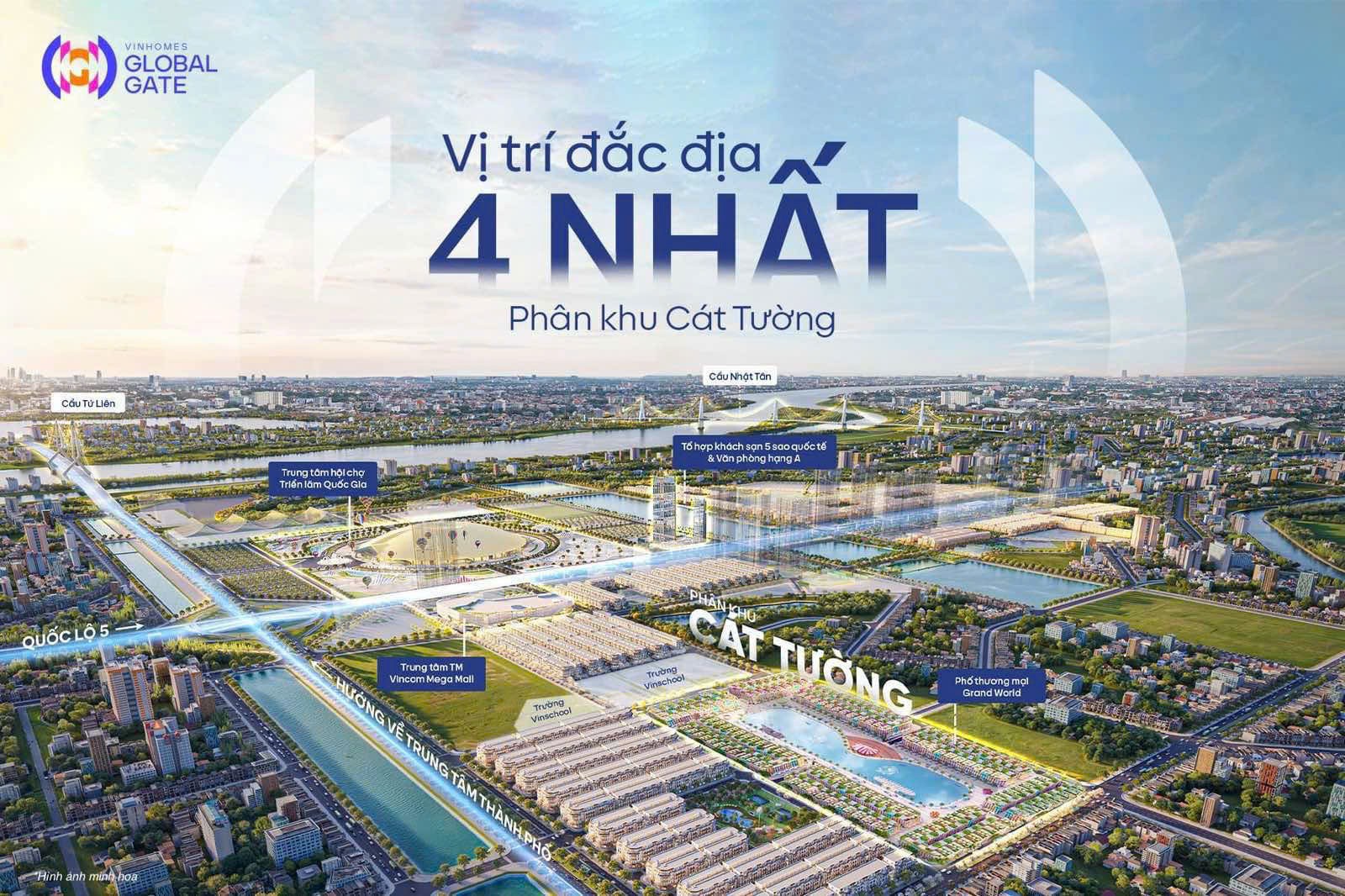 VINHOMES Cổ Loa ( Vinhomes Global Gate) Cơ Hội X2 Tài Sản Khi Cầu Tứ Liên Thông.Khu Đô Thị VIP 4