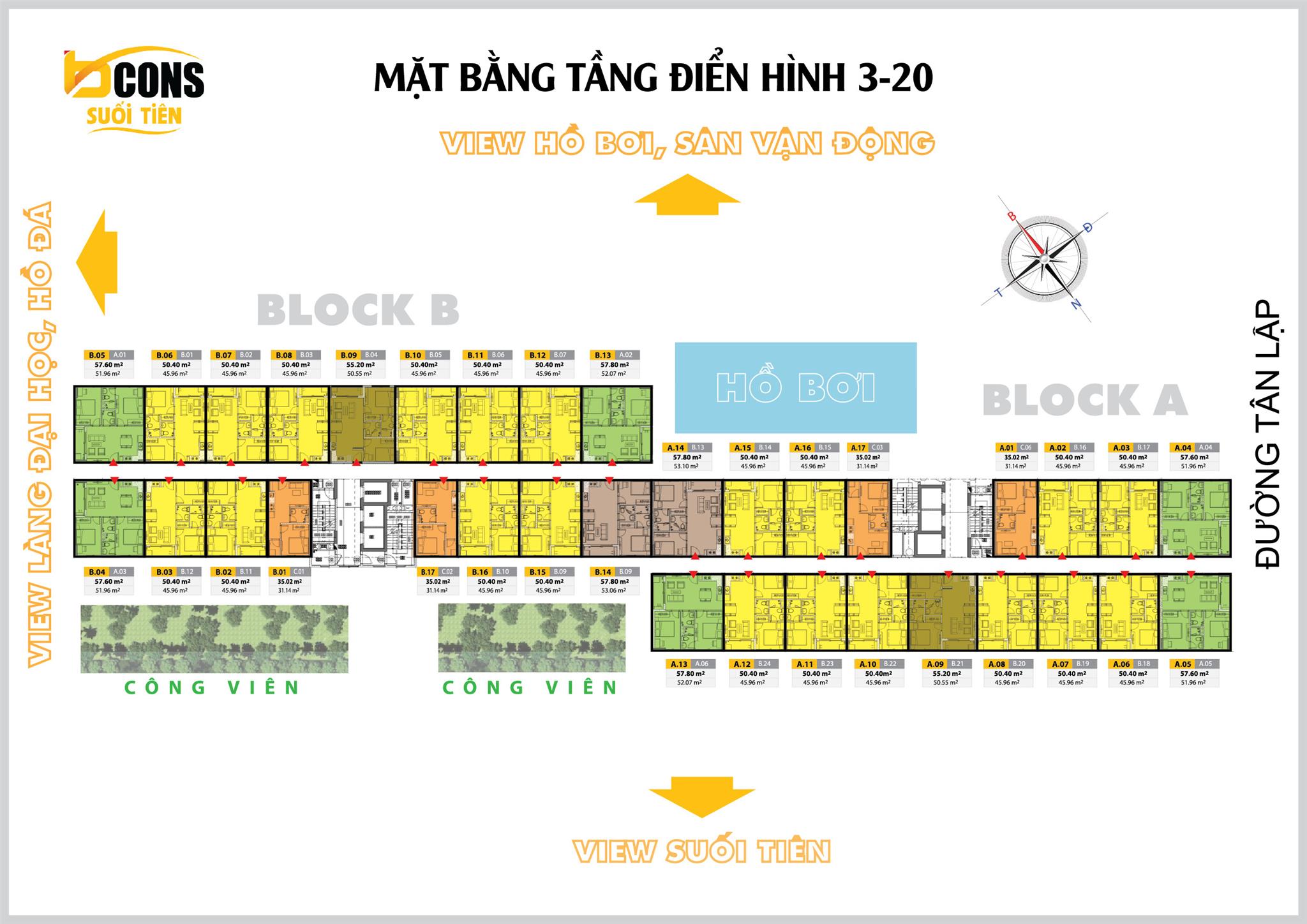 CĂN HỘ BCONS DĨ AN - 2,1 TỶ - 52M² - 2 PN - VỊ TRÍ VÀNG ĐÔNG HÒAHOẶCCƠ HỘI SỞ HỮU CĂN HỘ BCONS 5