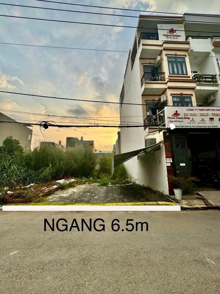 ĐẤT MTKD (6.5x37) ĐƯỜNG XE TẢI 7M THẠNH XUÂN 38, Q12 CHỈ  50 TRIỆU/M² 3