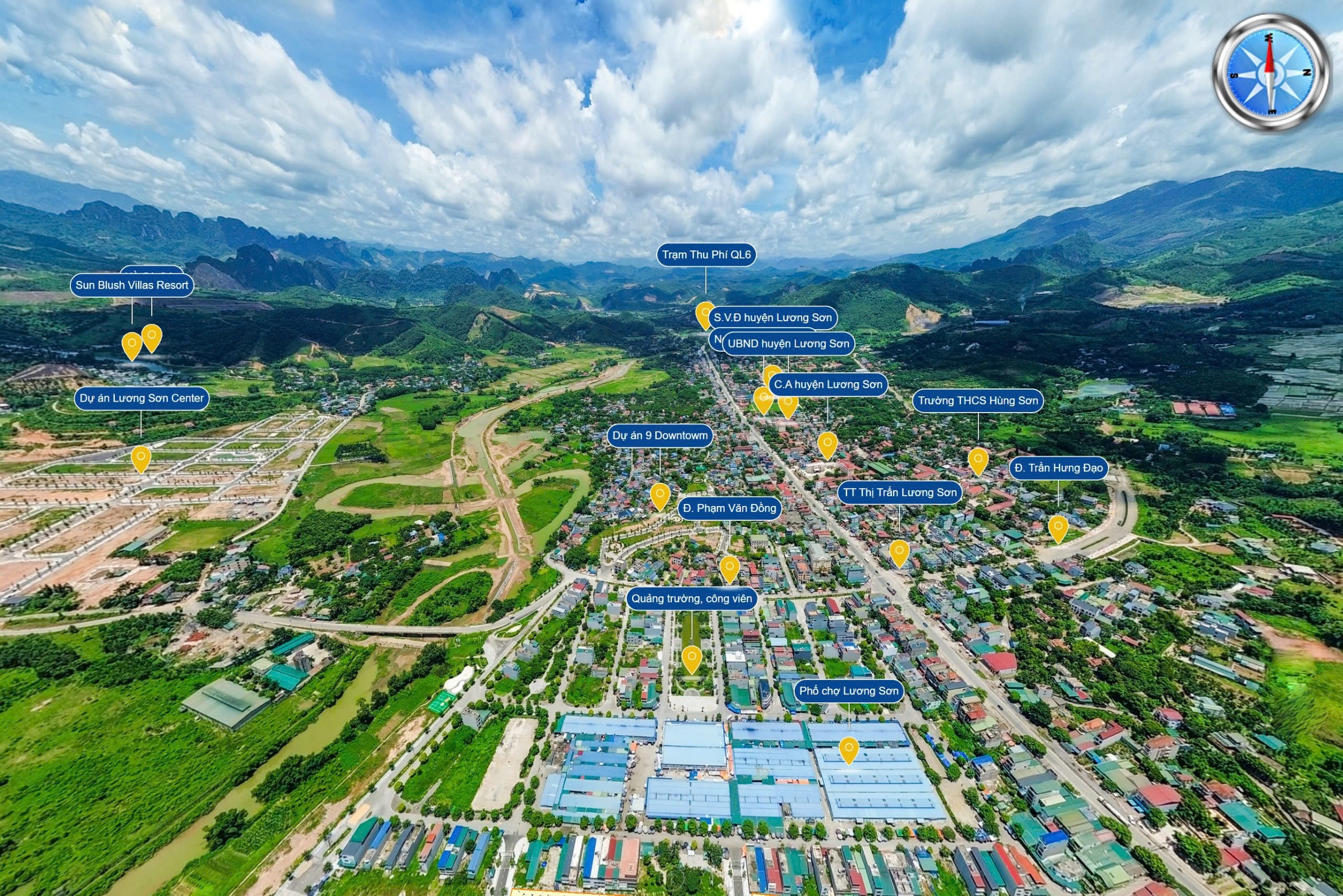 Duy nhất 1 lô đất nền đối diện công viên diện tích lớn xây biệt thự đẳng cấp Lương Sơn.