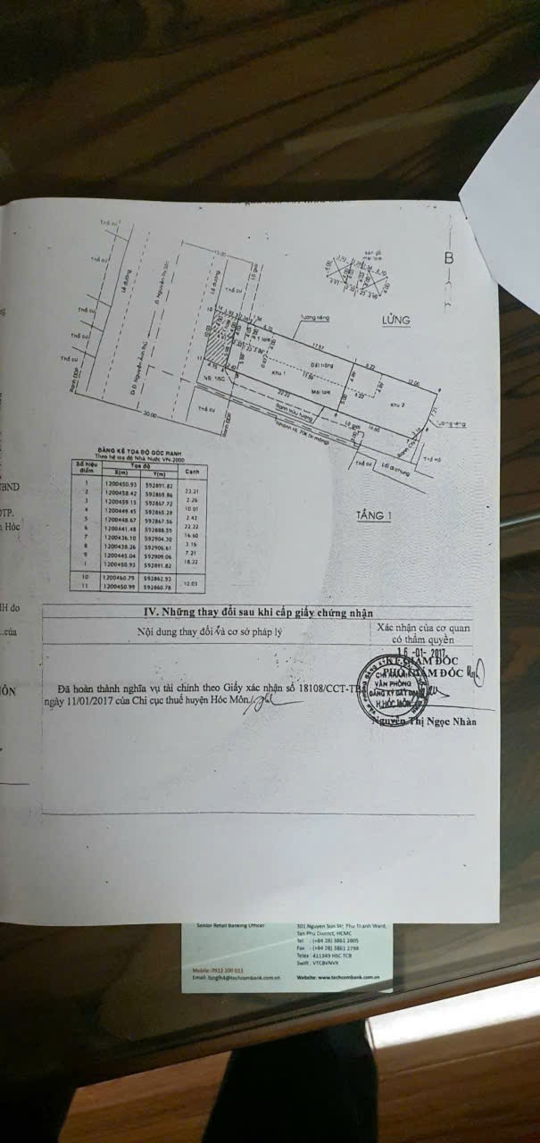 GIẢM SỐC – BÁN NHÀ MẶT TIỀN NGUYỄN THỊ SÓC (10x48) – GẦN CHỢ ĐẦU MỐI – HÓC MÔN