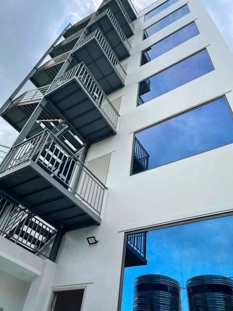 TÒA VĂN PHÒNG 8 TẦNG (8X25) THANG MÁY MẶT TIỀN TRẦN THỊ CỜ, Q.12 2