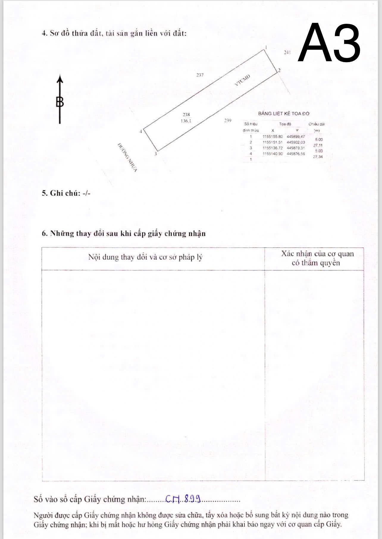 Cần bán Đất đường Tỉnh lộ 44, Thị trấn Phước Hải, Diện tích 136m², Giá 800 Triệu 3