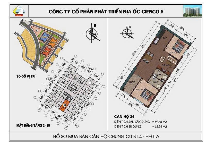 Cần bán Căn hộ chung cư đường 21, Phường Kiến Hưng, Diện tích 70m², Giá 2.32 Tỷ