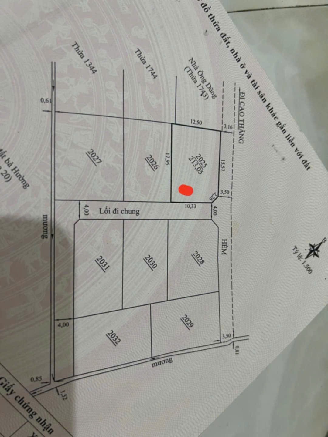 BÁN ĐẤT BIỆT THỰ 214M GIÁ 7 TỶ CÒN THƯƠNG LƯỢNG HẺM CAO THẮNG 3