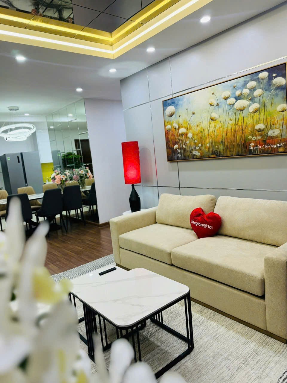 Bán căn 3 ngủ 2 WC tòa Ruby Goldmark City,nội thất mới đẹp, xịn sò 100% cao cấp vào ở ngay. 4