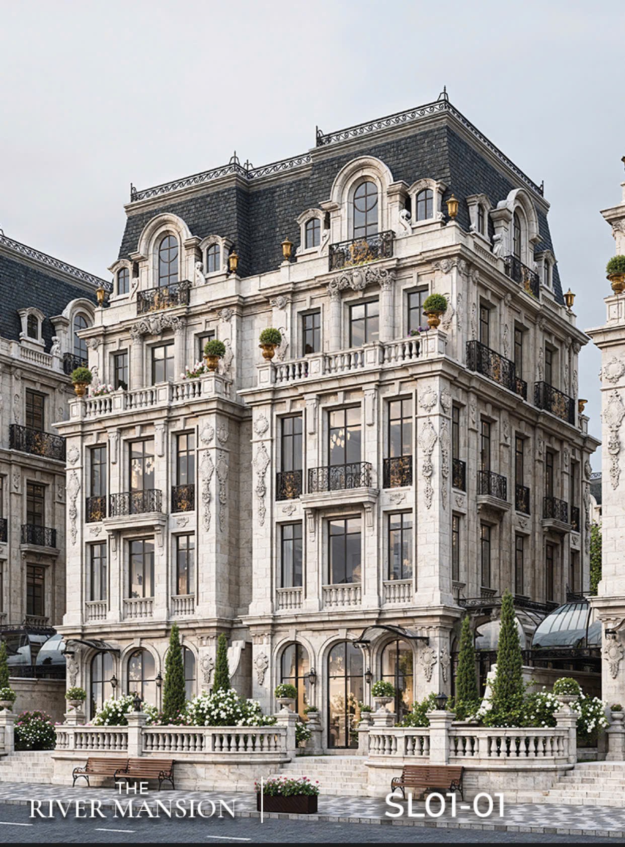 Biệt Thự Song Lập The River Mansion – View Đường 30m Đối Diện Khu K Ciputra  Bàn Giao 2025.