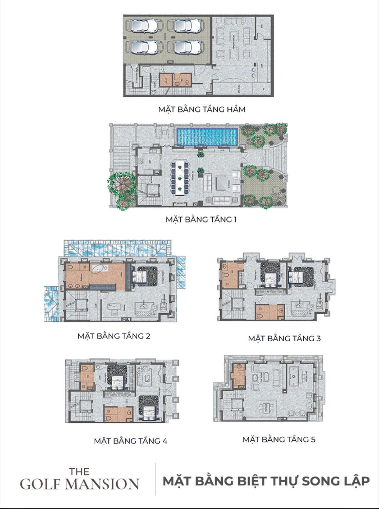 Biệt Thự Song Lập The River Mansion – View Đường 30m Đối Diện Khu K Ciputra  Bàn Giao 2025. 4