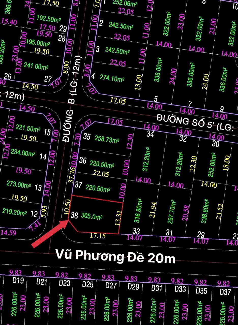 Cần bán Đất Quận 2, Hồ Chí Minh, Diện tích 305m², Giá 64.050 Tỷ