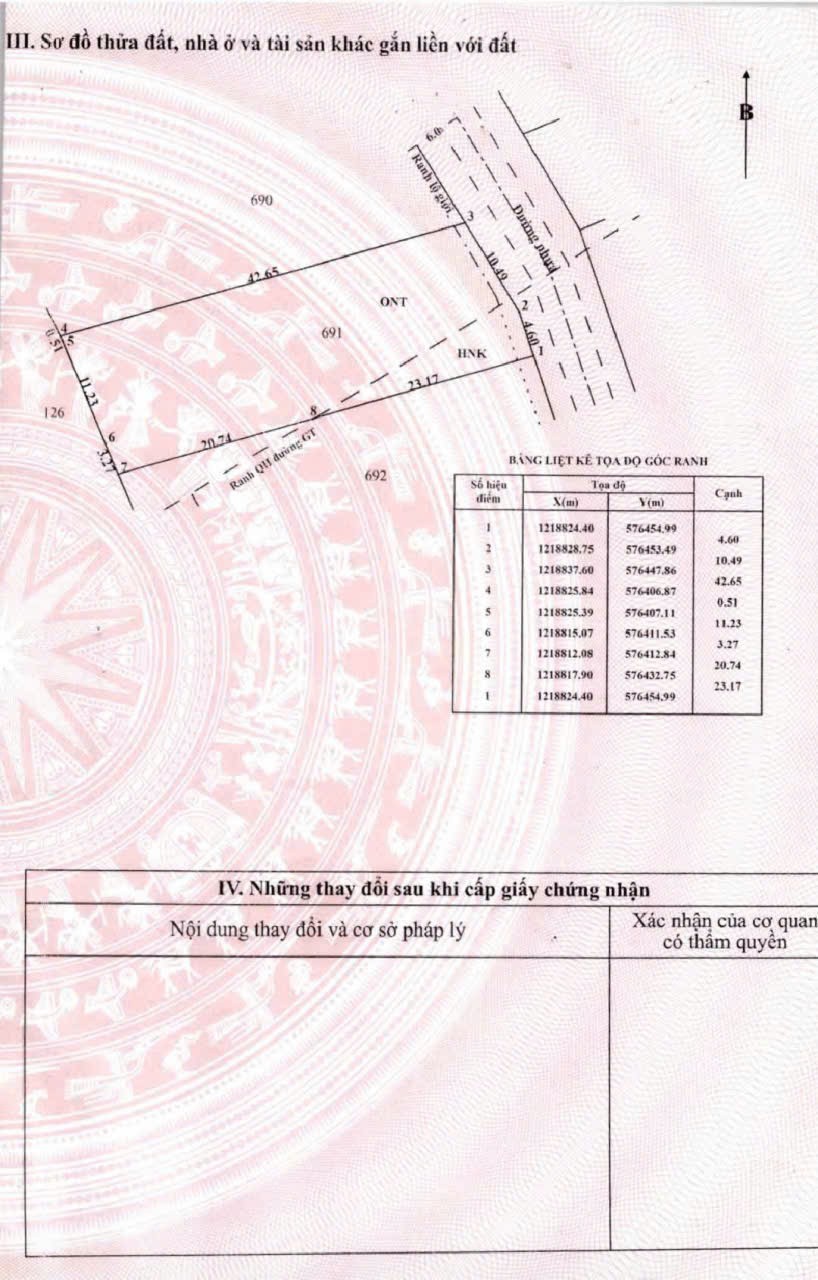 644m2 đất mặt tiền đường nhựa xã Nhuận Đức , Củ Chi giá 3,5 tỷ