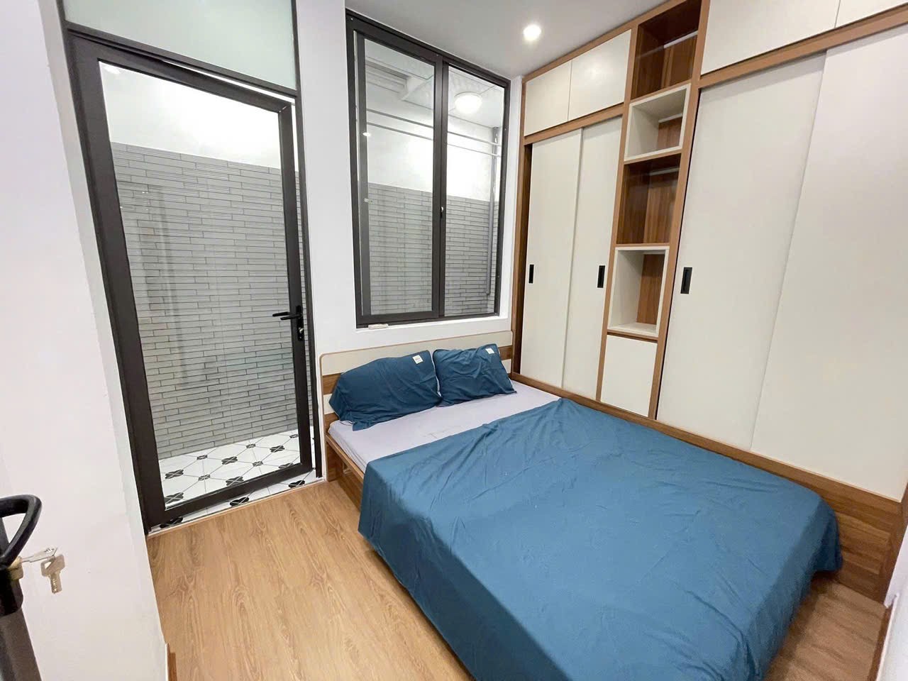 Em bán Nhà tập thể Phố Tân Mai T1 sổ đỏ 24/60m 1 Phòng Khách, 2 phòng ngủ, bếp, 1 nhà ra phố Tân 2