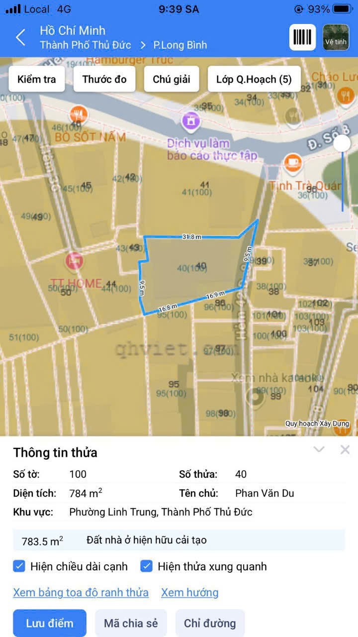 Cần bán Đất Phường Linh Trung, Thủ Đức, Diện tích 750m², Giá 45 Triệu/m² 3