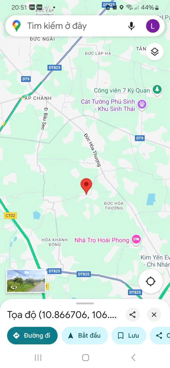 372m2 đất thổ cư hẻm xã Đức Hòa Thượng, Đức Hòa, Long An giá 3,6 tỷ 2