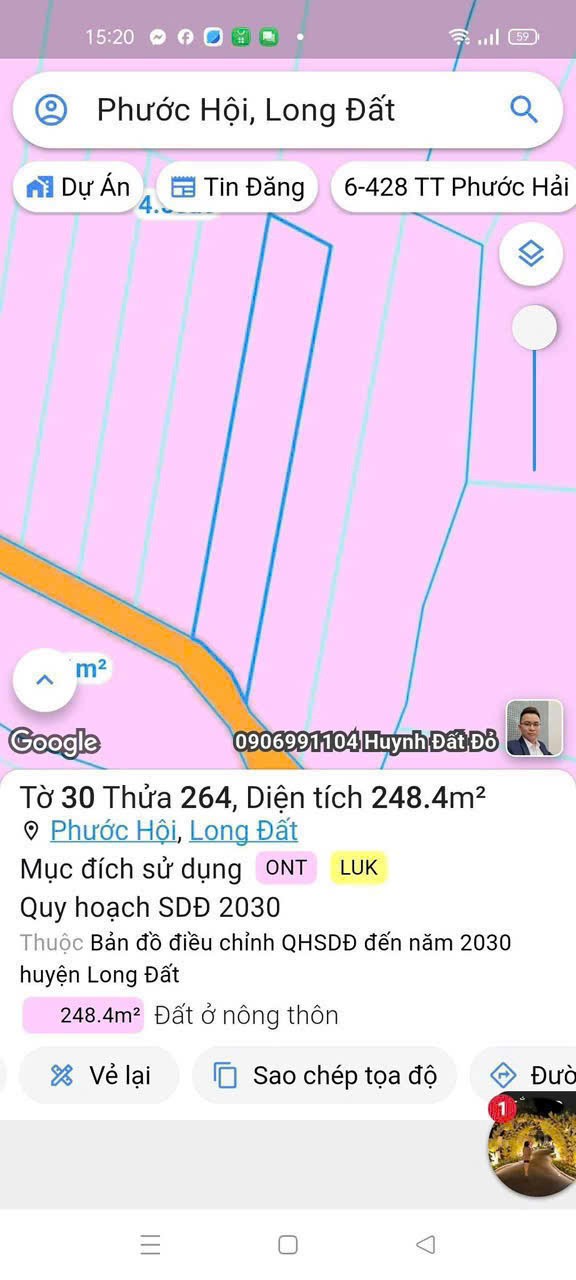 CHỦ NGỘP BÁN NHANH NHÀ Ở PHƯỚC HỘI - LONG ĐẤT