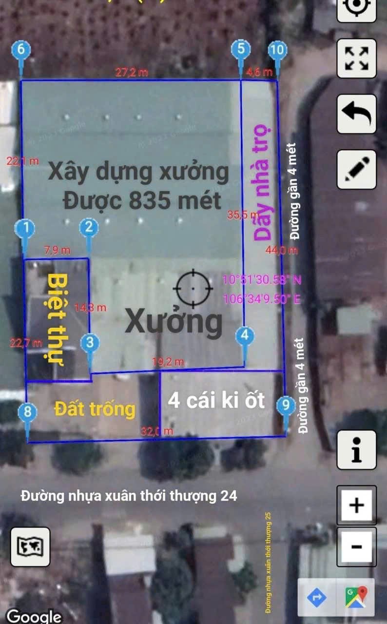 SIÊU PHẨM 1.382M ĐẤT 2 MẶT TIỀN NHỰA – TRUNG TÂM BÀ ĐIỂM – HÓC MÔN 2