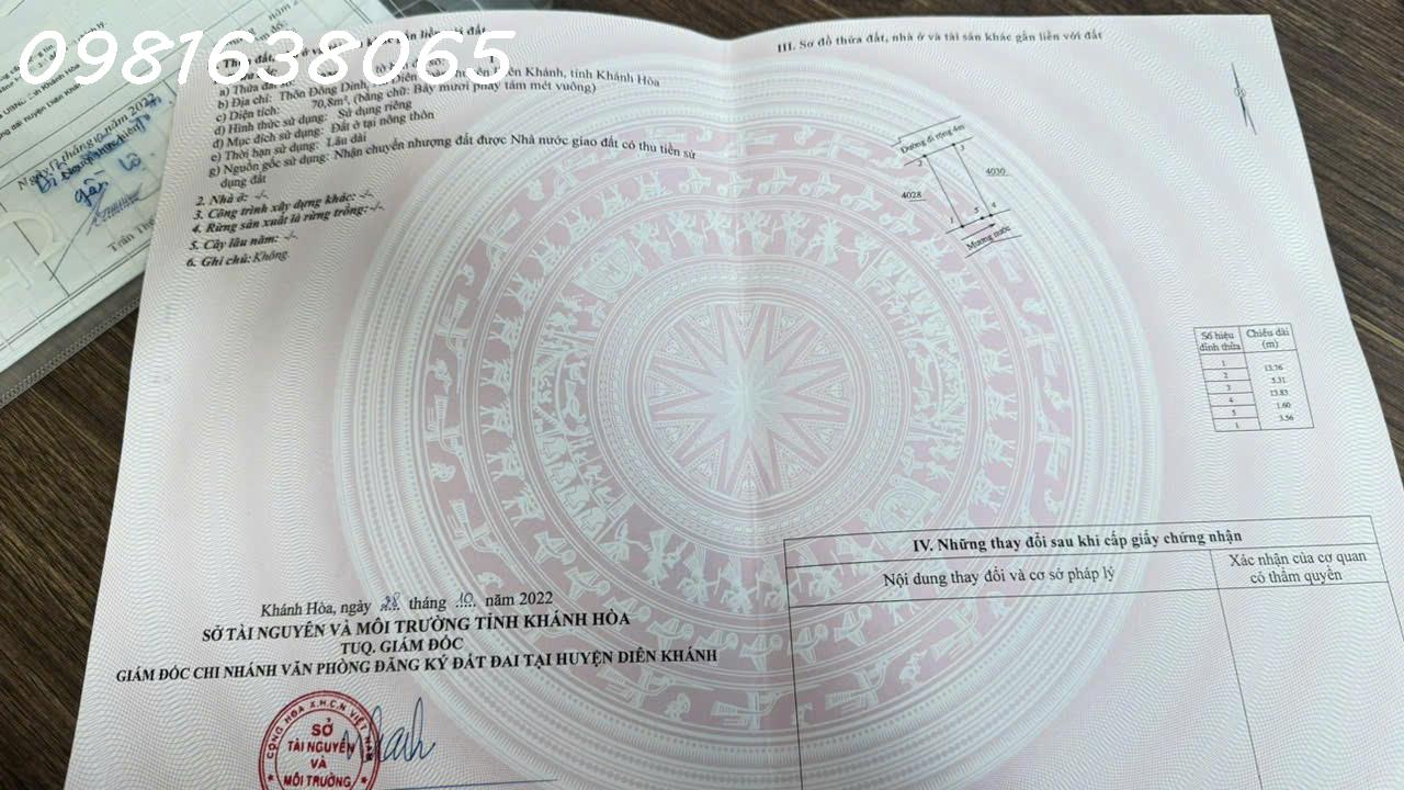 Bán Đất Cách đường Võ Nguyên Giáp chỉ 200m Diên Toàn - Diên khánh - Khánh Hòa 5