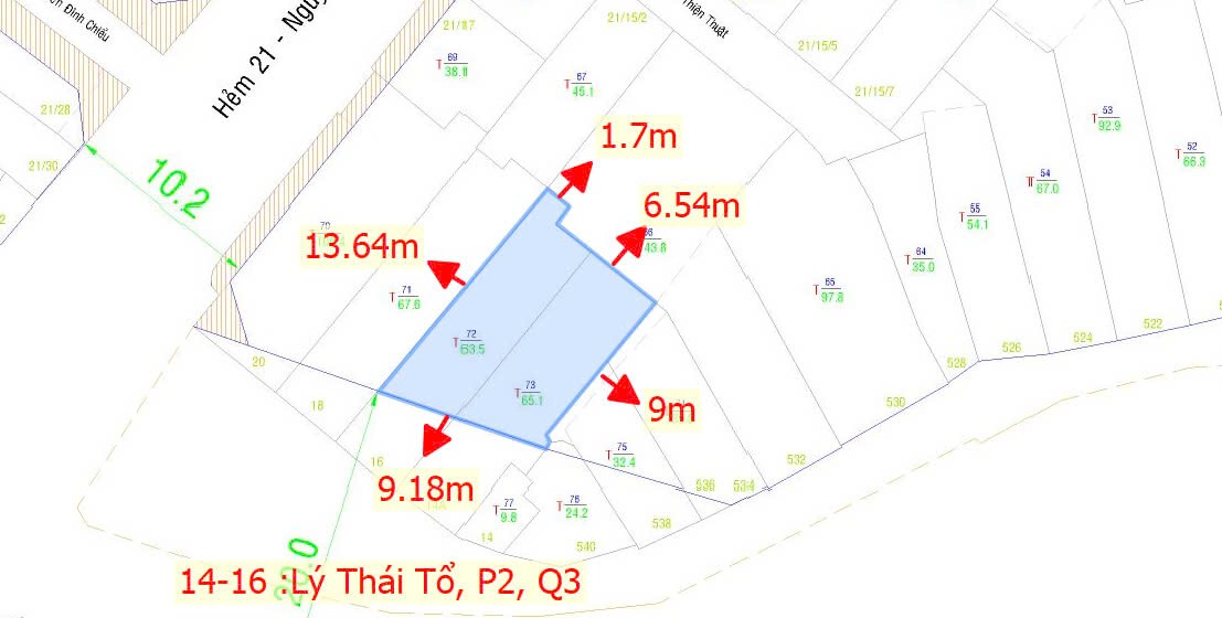 CẮT LỖ 15 TỶ CĂN NHÀ 58 TỶ  MẶT TIỀN LÝ THÁI TỔ QUẬN 3 5