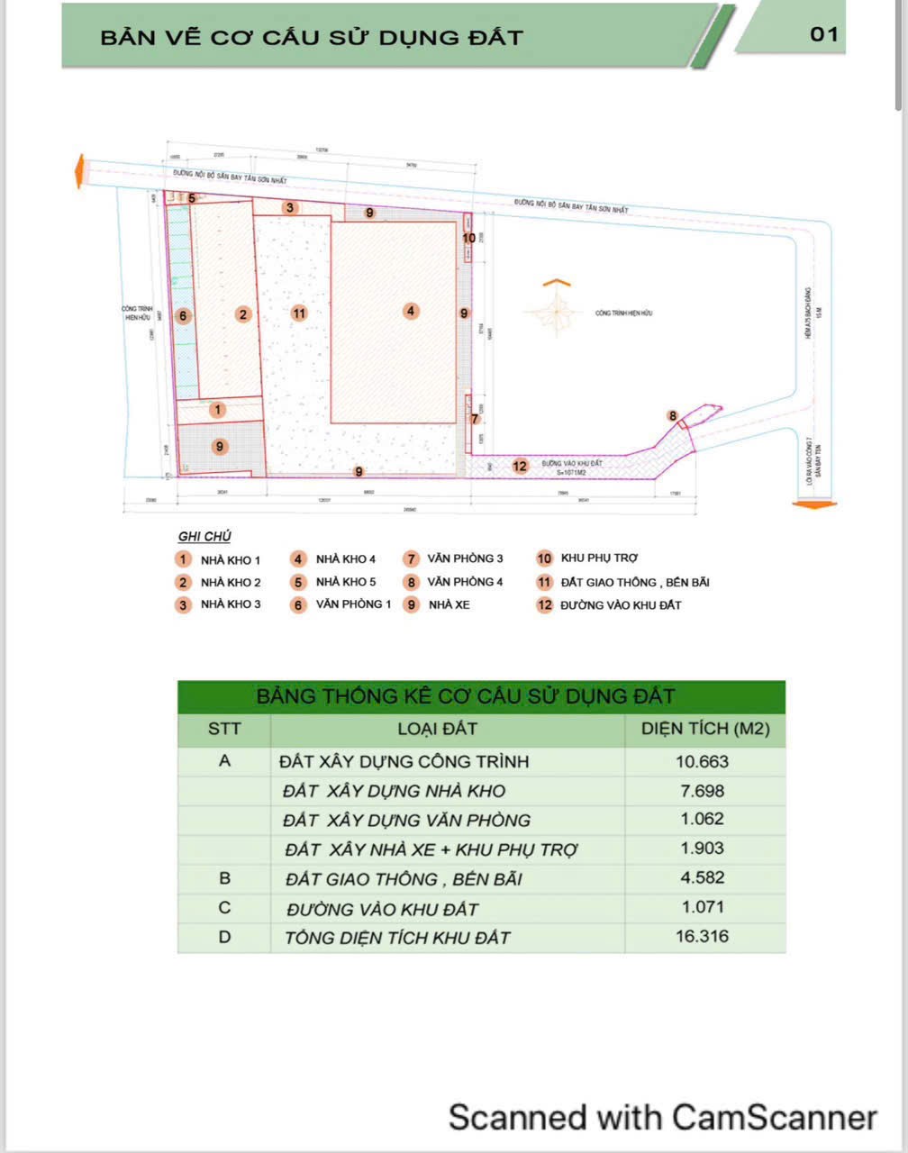 Cho thuê Kho - Nhà xưởng Tân Bình, Hồ Chí Minh, Diện tích 16316m², Giá Thương lượng 6