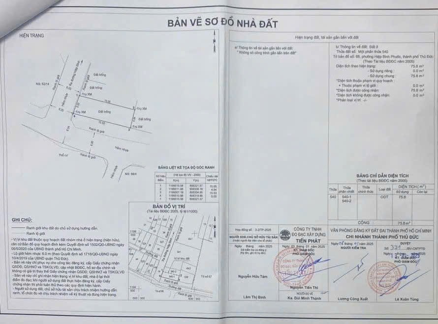 Cần bán Đất Thủ Đức, Hồ Chí Minh, Diện tích 76m², Giá 8 Tỷ 2