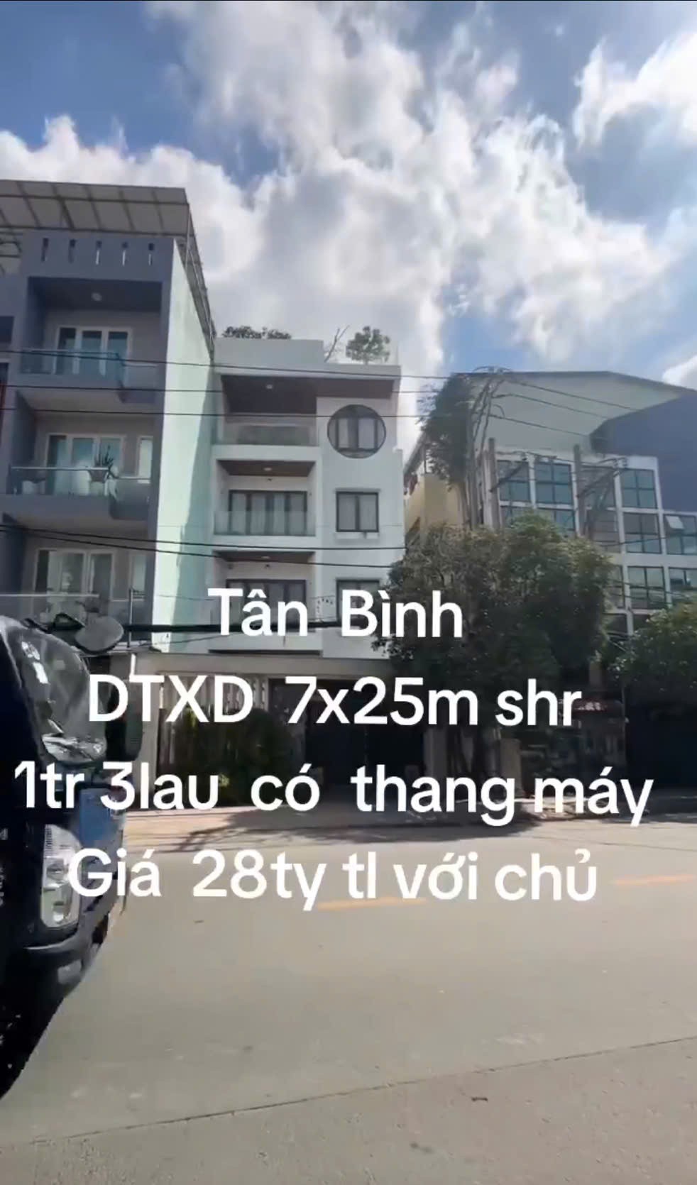 CHỦ NGỘP NGÂN HÀNG – BÁN GẤP NHÀ 1 TRỆT 3 LẦU CÓ THANG MÁY – TÂN BÌNH 2